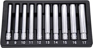 Astro Pneumatic 4110 10 Piece 3/8" Drive Metric Extra Deep Socket Set