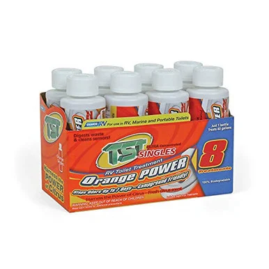 Camco TST Ultra-Concentrated- 8-Pack (4 oz Bottle)-TST Orange-41191 41191_68