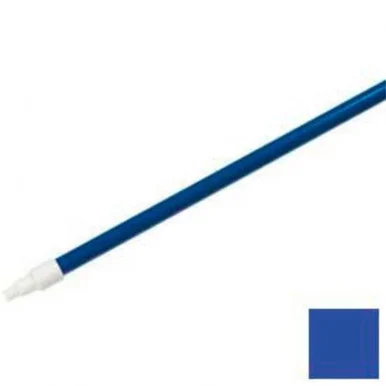 San Jamar 41225EC14 Color Coded Fiberglass Handle, 1" Dia X 48", Blue