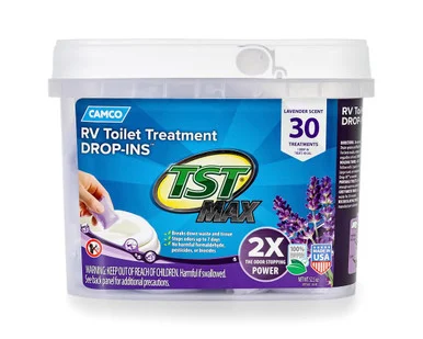 Camco 41553 TST MAX RV Toilet Treatment Drop-Ins Lavender 30 Pack 41553_68_1
