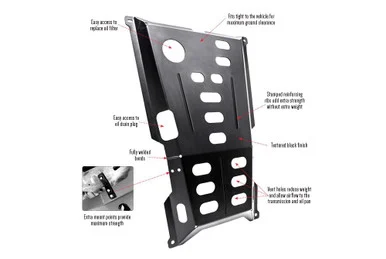 Westin Automotive 4221055 Skid Palte