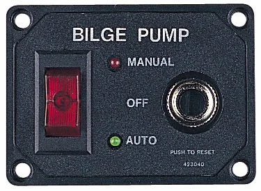 Sea Dog 4230401 Bilge Pump Switch Panel With Circuit Breaker - Seadog