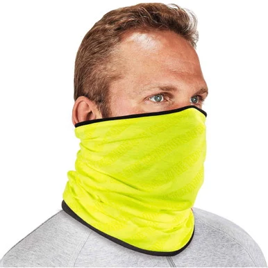 Ergodyne 42320 N-ferno 6491 Reversible Thermal Fleece + Poly Multi-band, One Size Fits Most, Lime