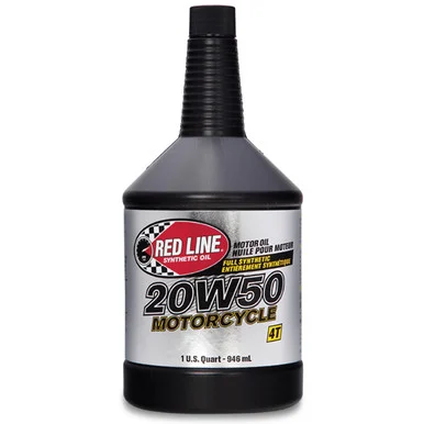 Red Line 42504 20W50 Motorcycle Motor Oil - Red Line Synthetic Oil
