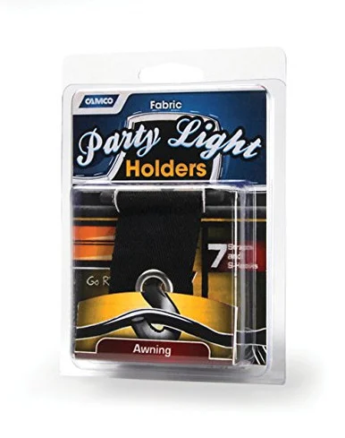 Camco 42733 Fabric Party Light Holders- Black