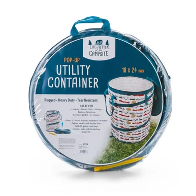 Camco 42986 Pop Up Recycle Container (18 x 24 Print)- 1 Pack- Large