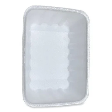 General Supply 42WH Meat Trays, #42k, 8.75 X 6.32 X 2.25, White, 252/carton