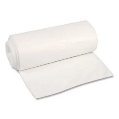 Boardwalk 434816R High-density Can Liners, 56 Gal, 16 Mic, 43 X 48, Natural, Perforated Roll, 200/carton