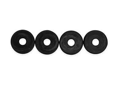 Camco Magic Chef RV Stove Grommet - Protects Your RV and Camper Kitchen Stovetop From Scratches Caused by Stove Grates | Sized for Magic Chef Stove Grates - 4 Pack (43614)