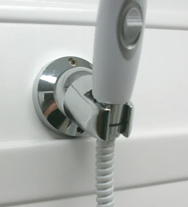 Camco 43719 Adjustable Shower Head Wall Mount (Chrome Colored)