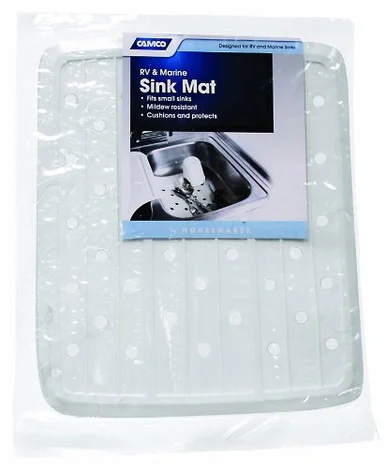 Camco 43720 RV & Marine Sink Mat - White 43720_68