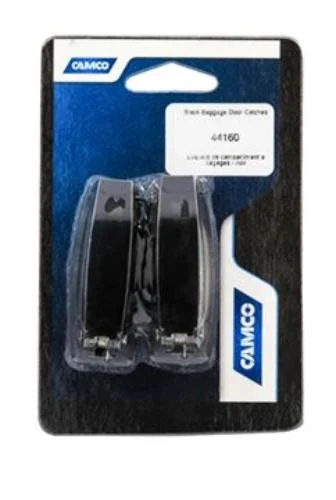 Camco 44160 Black Baggage Door Catch- (Pack of 2) 44160_68