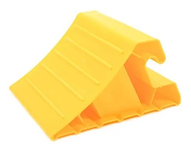 Camco Super Wheel Chock - Helps Keep Your Trailer in Place So You Can Re-Hitch - (44492) Yellow 1 Pack