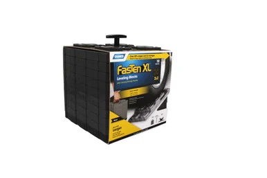 Camco Brown X-Large 44527 Gray Fasten XL Leveling Block with T-Handle- 2x2 (Pack of 10)- 10 Pack 44527_68