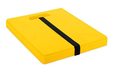 Camco 44541 Large RV Stabilizing Jack Pads Without Handle- Helps Prevent Jacks from Sinking- 14 Inch x 12 Inch Pad - 2 Pack- Yellow 44541_68