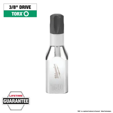 Milwaukee Electric Tools 45-34-1017 Milwaukee Tool 3/8" Drive T50 Torx Bit Socket