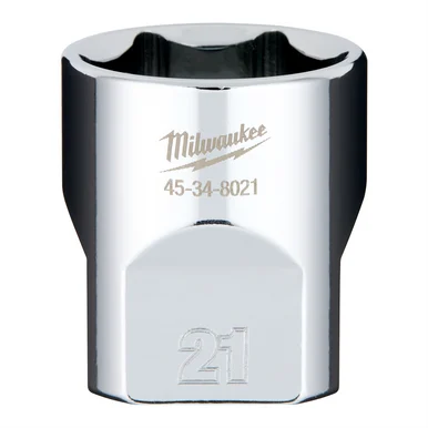 Milwaukee Electric Tools 45-34-8021 Milwaukee Tool 3/8" Drive 21mm Socket