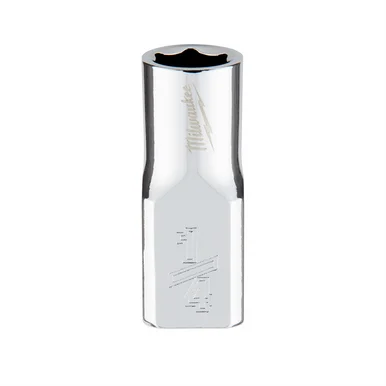 Milwaukee Electric Tools 45-34-9003 Milwaukee Tool 1/4" Drive 1/4" Sae 6-point Socket With Four Flat Sides, Vanadium Steel, Chrome
