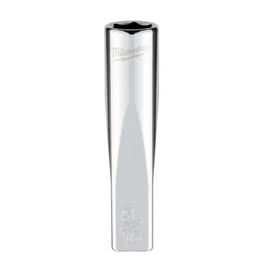 Milwaukee Electric Tools 45-34-9016 Milwaukee Tool 1/4" Drive 5/16" Sae 6-point Deep Socket With Four Flat Sides, Vanadium Steel, Chrome