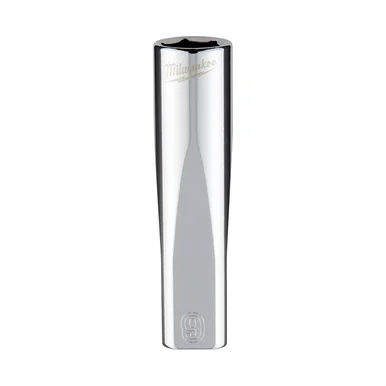 Milwaukee Electric Tools 45-34-9047 Milwaukee Tool Milwaukee Tool 1/4" Drive 9mm Metric Deep Socket With Four Flat Sides, 6-point, Vanadium Steel, Chrome