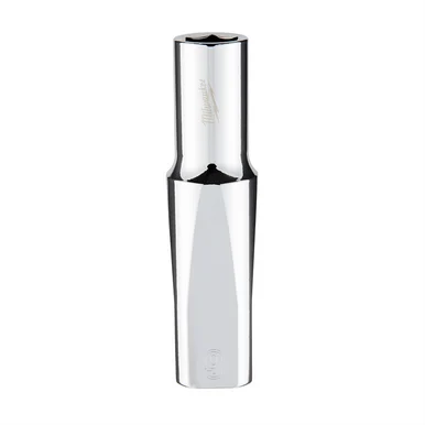 Milwaukee Electric Tools 45-34-9093 Milwaukee Tool 3/8" Drive 9mm Metric 6-point Deep Socket With Four Flat Sides, Vanadium Steel, Chrome