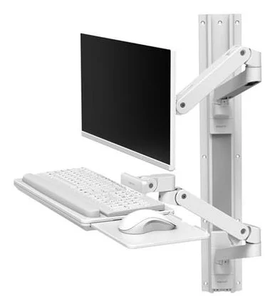 Ergotron Wall Mount for Monitor, LCD Display, Keyboard - White (45-696-290)