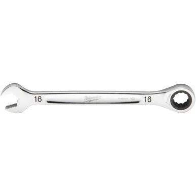 Milwaukee Electric Tools 45-96-9316 Milwaukee Tool 16mm Metric Ratcheting Combination Wrench, 12-point, Steel, Chrome