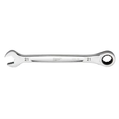Milwaukee Electric Tools 45-96-9321 Milwaukee Tool 21mm Metric Ratcheting Combination Wrench, 12-point, Steel, Chrome