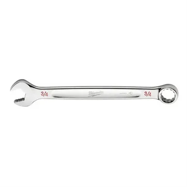 Milwaukee Electric Tools 45-96-9424 Milwaukee Tool 3/4" Sae Combination Wrench, 12-point, Steel, Chrome, Ergonomic, I-beam Handle