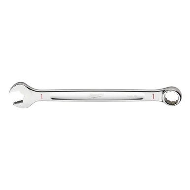 Milwaukee Electric Tools 45-96-9432 Milwaukee Tool 1" Sae Combination Wrench, 12-point, Steel, Chrome, Ergonomic, I-beam Handle