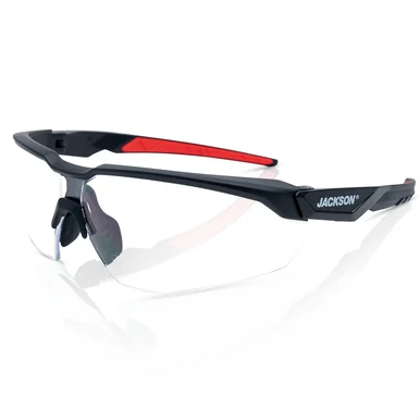Jackson Safety 45003 Safety Glasses - Hyperguard H-series - Clear 2.0 Readers Lens - Black Half Frame - Sta-clear Anti-fog