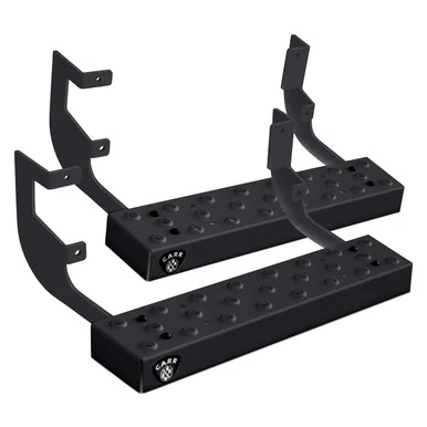 Carr Factory Step; Van Assist/Side Step; XP3 Black Powder Coat; Pair 451001