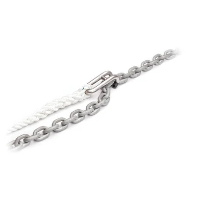 C. Sherman Johnson Company 46-465 C. Sherman Johnson "captain Hook" Chain Snubber Small Snubber Hook F/1/4" & 5/16" Chain W/12' Of 1/2" 3 Strand Nylon