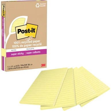 Post-it® Super Sticky Adhesive Note (4621r4sscy)