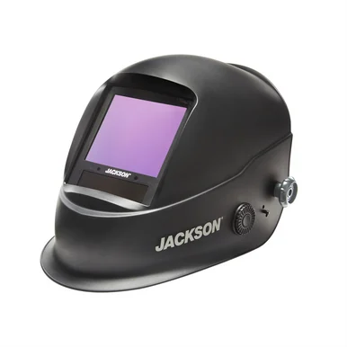 Jackson Safety 46250 Jackson Safety - Welding Helmet - Auto Darkening - Thermoplastic - 3.86" X 3.23" Viewing Area - Shade 3/4-14 Translight Adf 1/1/1/1 - 370 Speed Dial Headgear - Black - Translight+