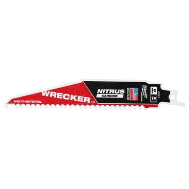 Milwaukee Electric Tools 48-00-5371 Milwaukee Tool 6 Inch Wrecker With Nitrus Carbide Blades - 3 Pack