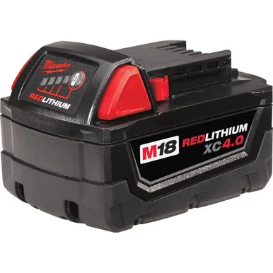 Milwaukee Electric Tools 48-11-1840 Milwaukee Tool M18 Redlithium Xc 4.0 Extended Capacity Battery Pack