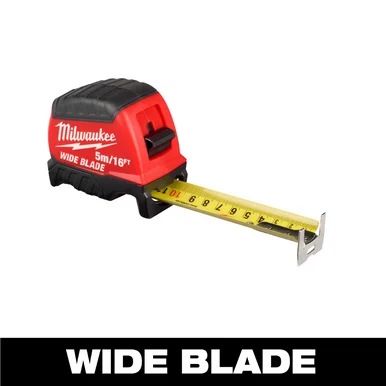 Milwaukee Electric Tools 48-22-1217 Milwaukee Tool 5 Meter /16 Foot Wide Blade Tape Measure