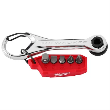 Milwaukee Electric Tools 48-22-2950 Milwaukee Tool 7-in-1 Multi-bit Mini Ratchet