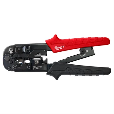Milwaukee Electric Tools 48-22-3074 Milwaukee Tool Ratcheting Pass-through Crimper & Stripper