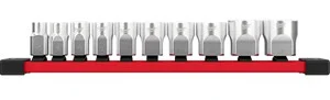Milwaukee Electric Tools 48-22-9403 Milwaukee Tool 10pc 3/8" Sae Sockets With Four Flat Sides