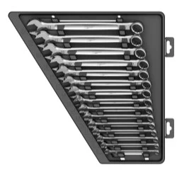 Milwaukee Electric Tools 48-22-9515 Milwaukee 15-piece Max Bite Combination Wrench Set - Metric W/ Comfortable I-beam Handle Design