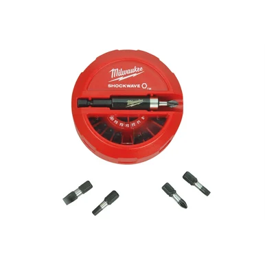 Milwaukee Electric Tools 48-32-4011 Milwaukee Tool Shockwave Imp Duty Driver 22-pc Bits In Puck