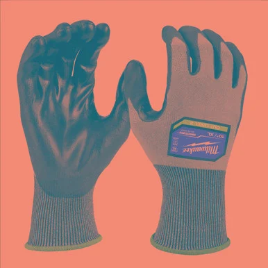 Milwaukee Electric Tools 48-73-8723 Cut Level 2 High Dexterity Polyurethane Dipped Gloves - Xl