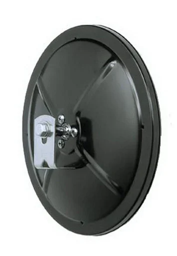 CIPA 48600 Full Size Convex Mirror 6" Black - Cipa USA