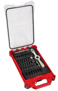 Milwaukee Electric Tools 49-22-5603 38pc Metric Tap & Die Packout Set W/ Hex-lok 2-in-1 Handle