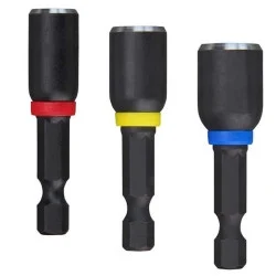 Milwaukee Electric Tools 49-66-4561 Milwaukee 3-piece Shockwave 1-7/8 In. Magnetic Nut Driver Set