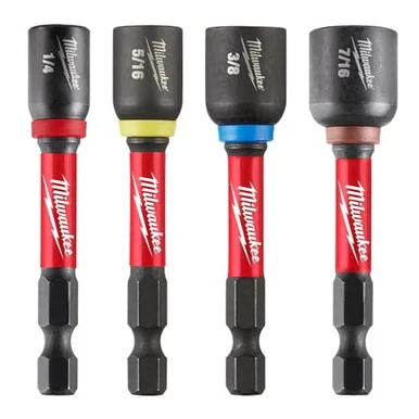 Milwaukee Electric Tools 49-66-4566 Milwaukee Tool 4 Piece 2-9/16 Inch Magnetic Nut Driver Set
