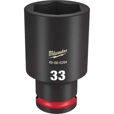 Milwaukee Electric Tools 49-66-6294 Shockwave Impact Duty 1/2"drive 33mm Deep 6 Point Socket