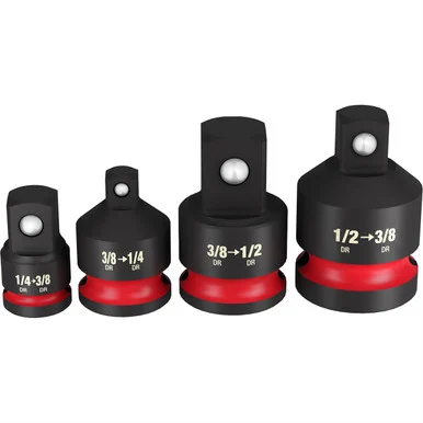 Milwaukee Electric Tools 49-66-6742 Shockwave Impact Duty 1/4"-1/2"drive Adapter Set